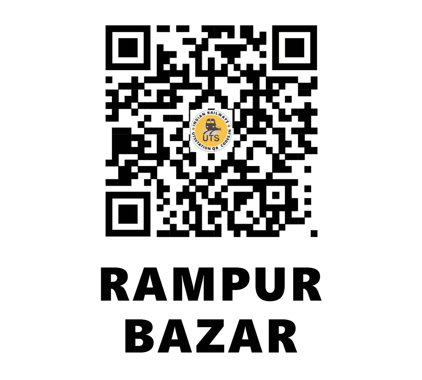 UTS QR Code for RAMPUR BAZAR - RMPB - NF (WEST BENGAL)